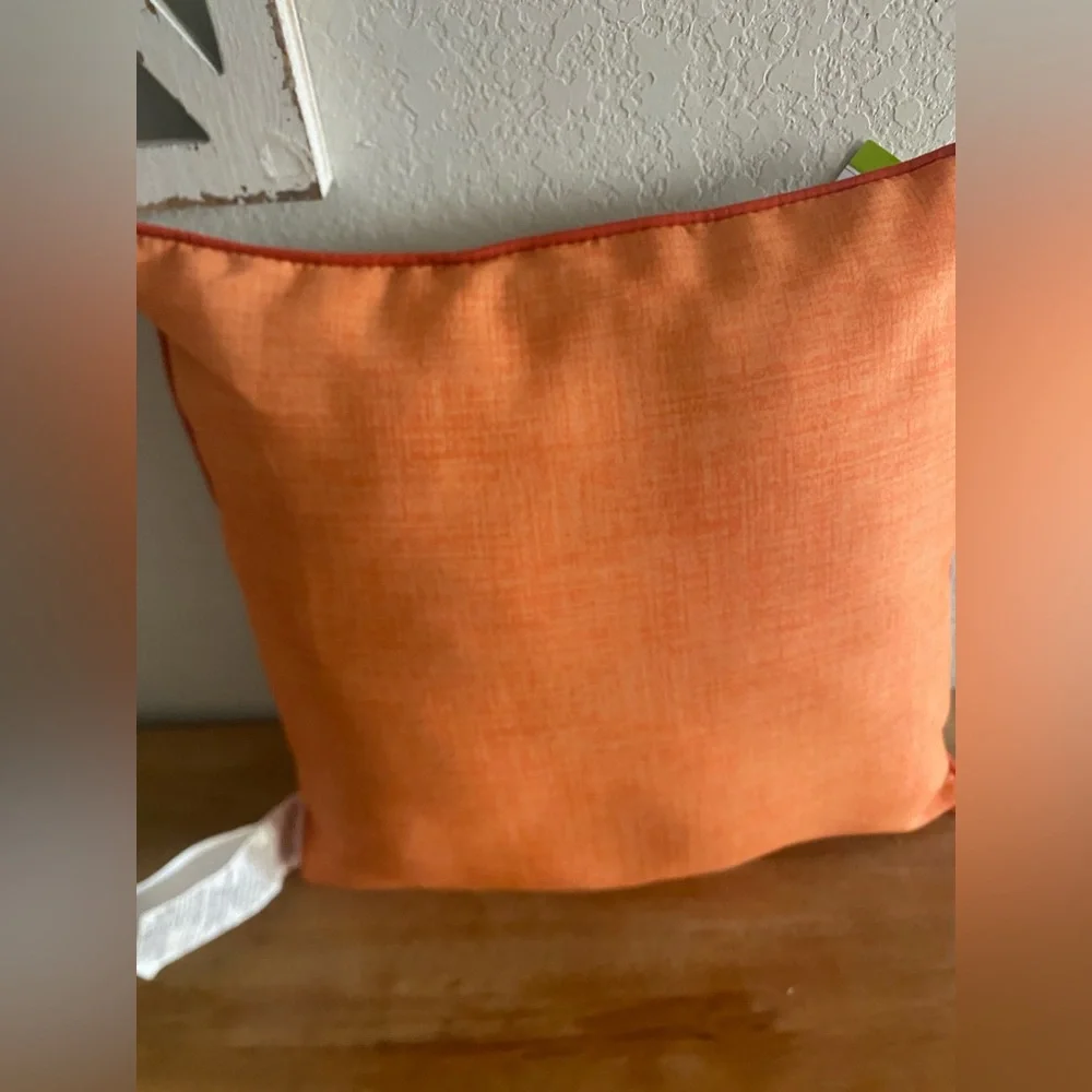 Hello Fall Farmhouse Truck Print Outdoor Toss Throw Pillow 16x16 Seasonal Decor